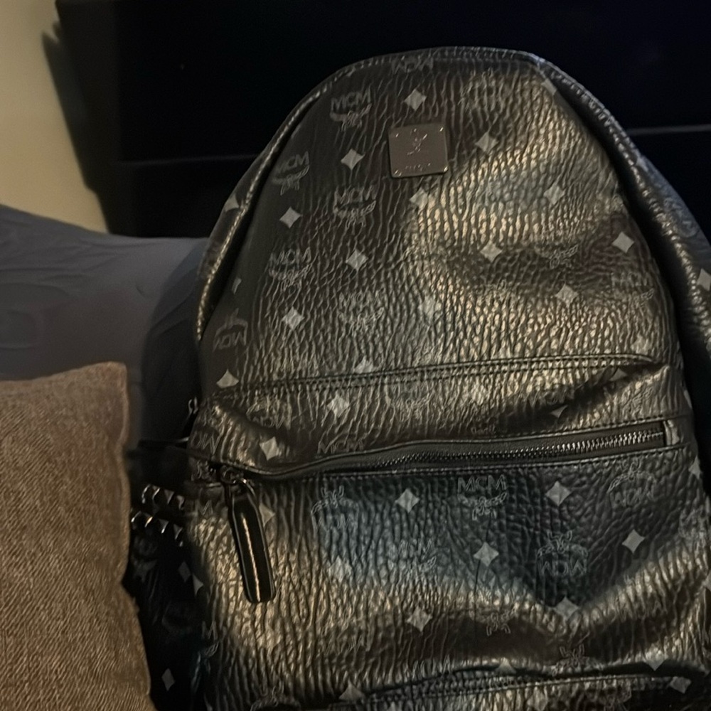 Mcm back pack black used